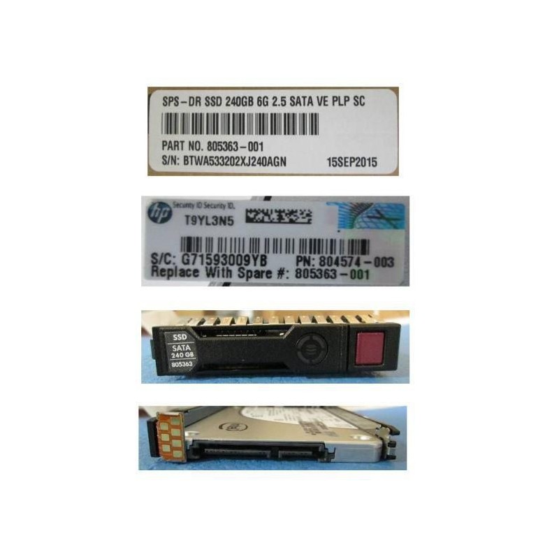Hewlett Packard Enterprise 240GB SATA 6G SFF SC VE PLP Hewlett Packard Enterprise 240GB SATA 6G SFF SC VE PLP